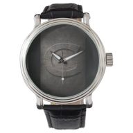 Black Metal Rustic C Monogram Watch