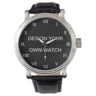 Design your own watch face with roman numerals