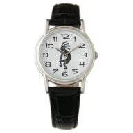 Black Kokopelli Wrist Watch