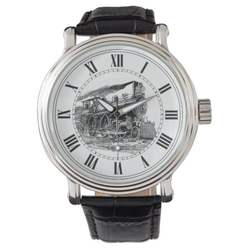 Old Steam Locomotive Watch
