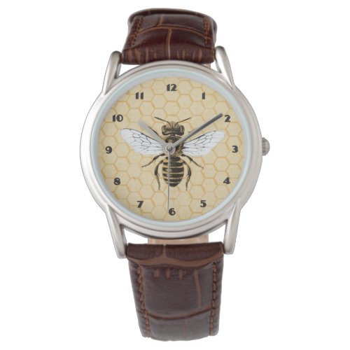 Vintage Honeybee and Honeycomb Watch