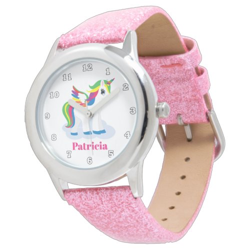 Cute Fantasy unicorn add name watch