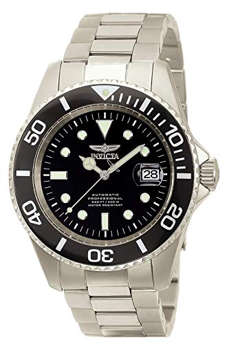Invicta Men’s 0420 Pro Diver Automatic Black Dial Titanium Watch