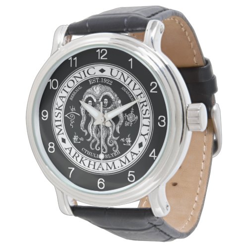 Miskatonic University CTHULHU HP LOVECRAFT Wrist Watch