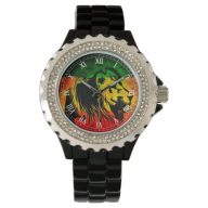 Cori Reith Rasta reggae lion Watch