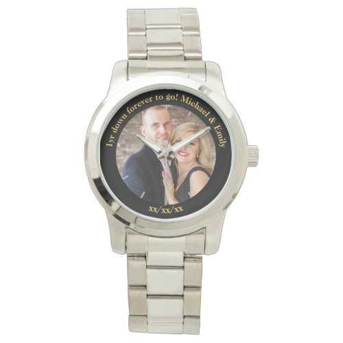 1st Wedding Anniversary unique unusual custom Watch