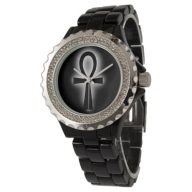 Black Ankh Watch by DAP Apparel