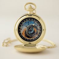 Astronomical themed pocket watch – engravable