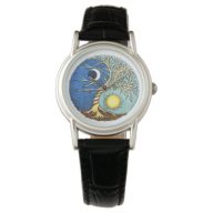 Yin-Yang Moon and Sun Watch