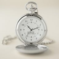 Create Your Own Custom Personalized Monogram Pocket Watch