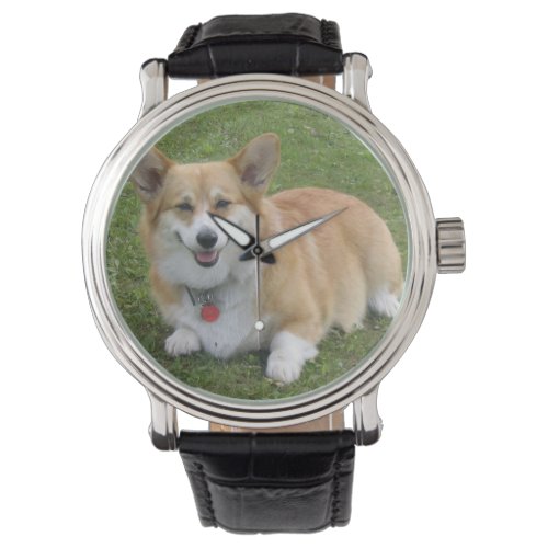 Pembroke Welsh Corgi Wrist Watch