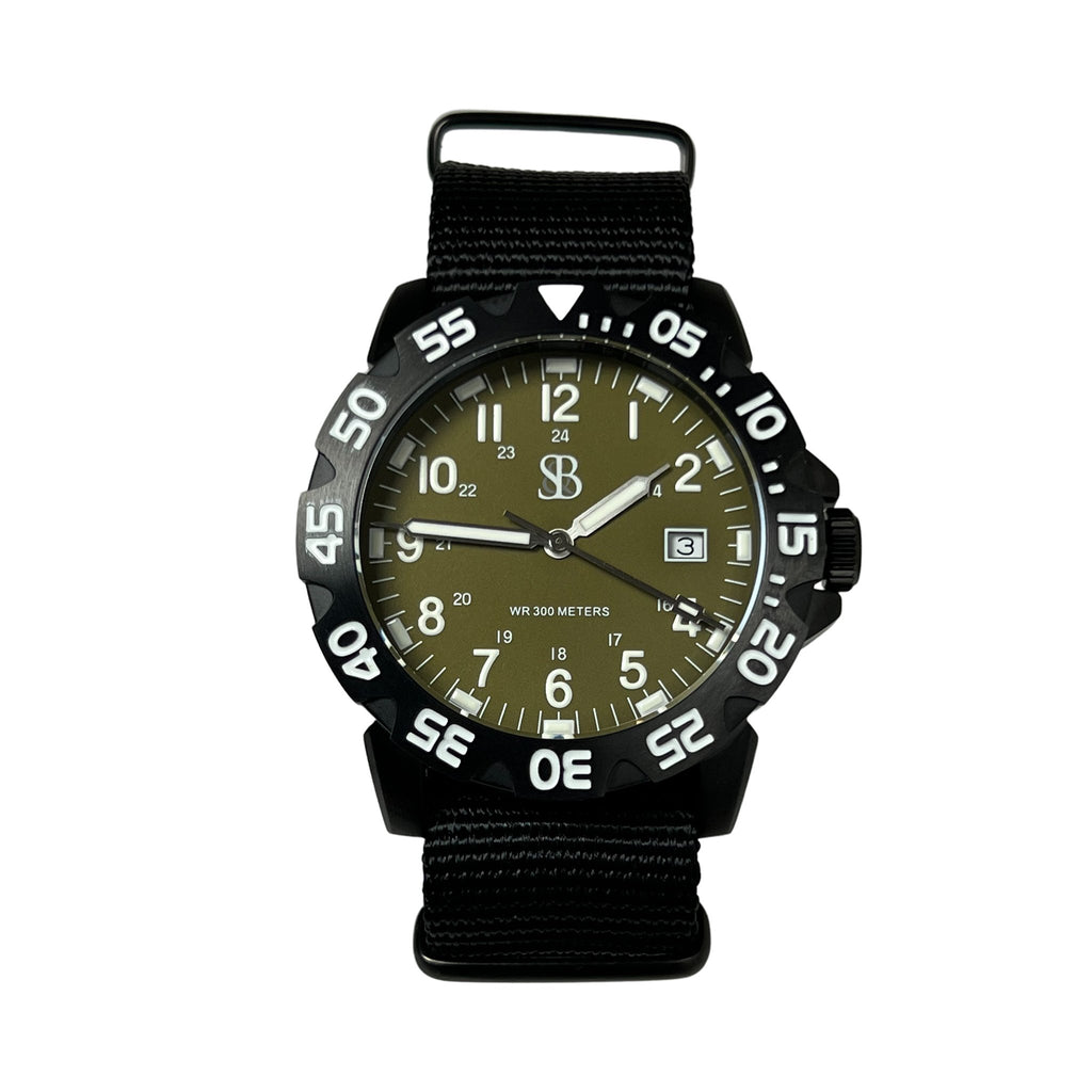 SANS-13 Green Tactical Sport Watch