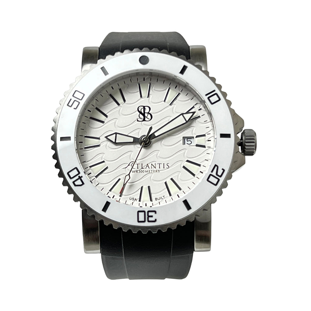 AtlantisA(R) Sport White Dive Watch