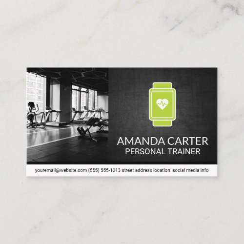 Gym | Heart Monitor Watch Business Card