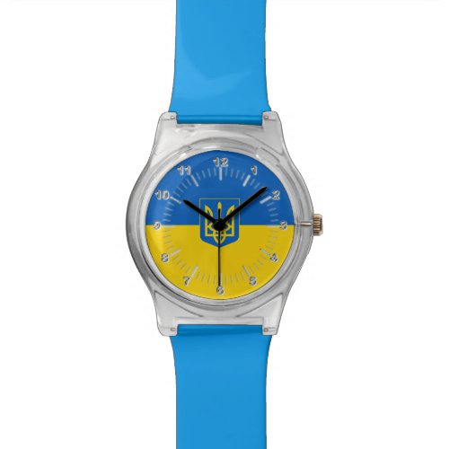 Ukrainian flag-Coat of arms Watch