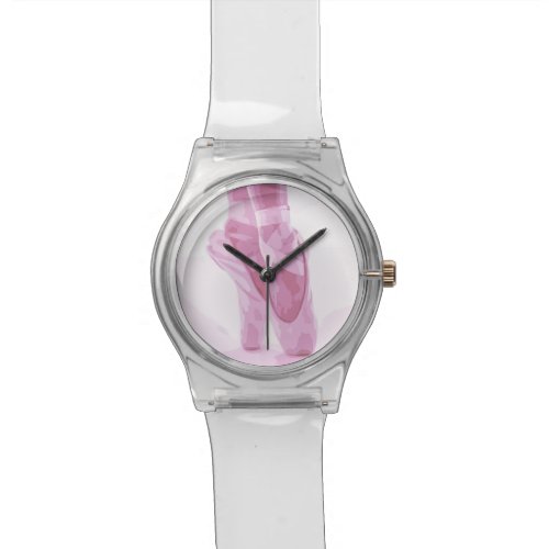 Ballet Slippers Dancer Ballerina Dance Shoes Pink  Watch