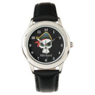 fun Pirate skull boys Watch