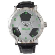 Soccer Ball Texture Personalized Watch