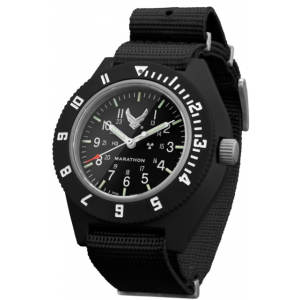Marathon Watch Official USAF Pilots Navigator Watch, Black, NSN 6645-01-694-7149