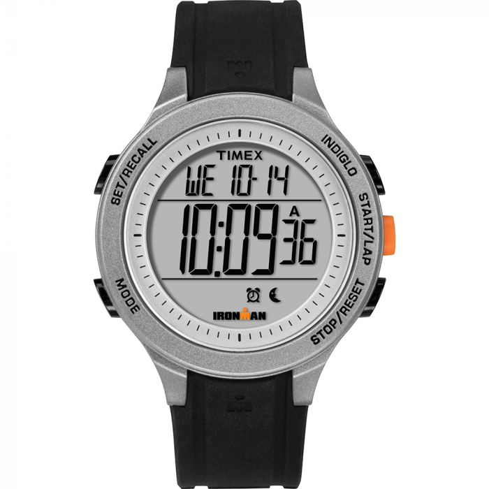 Timex IRONMANA(R) Essential 30-Lap Unisex Watch – Black/Grey/Orange