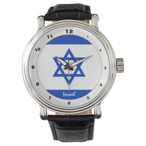 Israel Flag &amp; Israel trendy fashion /design watch