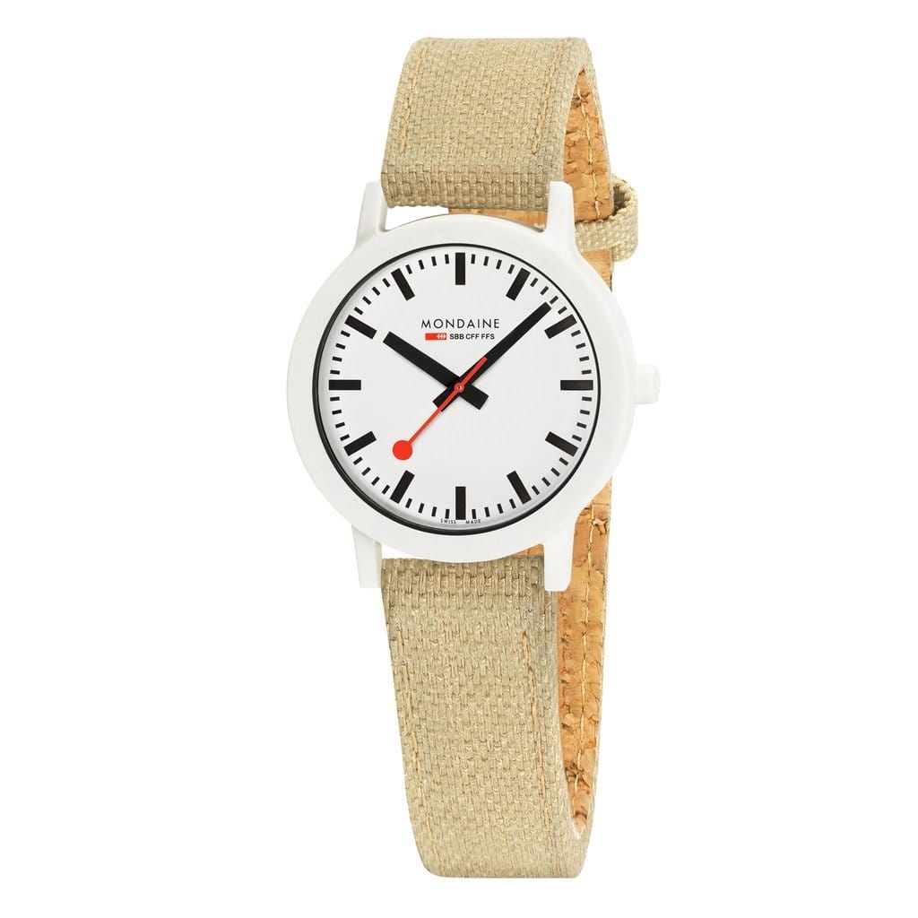 Sustainable Materials: Petite White Case Watch