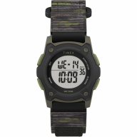 Timex Kid’s Digital 35mm Watch – Green Camo w/Fastwrap Strap