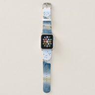Abstract art decorative background. Mountains and  Apple Watch Band