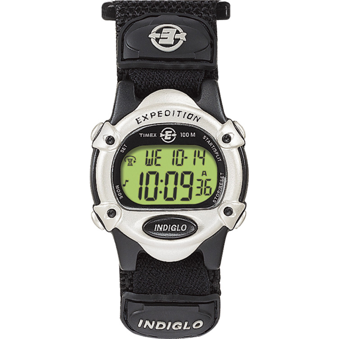 Timex ExpeditionA(R) Women’s Chrono Alarm Timer – Silver/Black