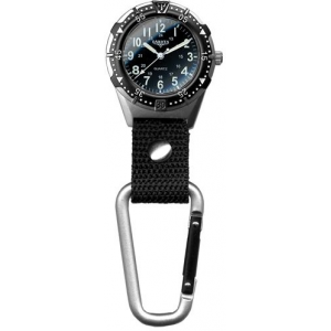 Dakota Watches Aluminum Backpacker, Black Dial, Black Case, Black Strap