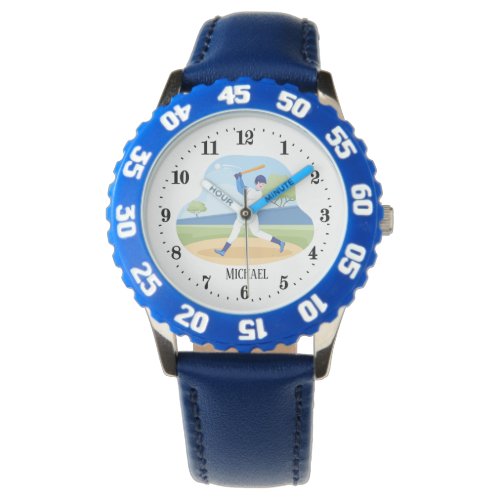 cool boys Baseball sports lovers add name  Watch