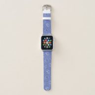 Dexter and Mandark Atomic Pattern Apple Watch Band