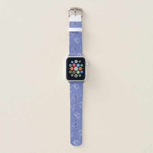 Dexter and Mandark Atomic Pattern Apple Watch Band