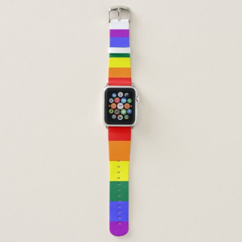 Gay Pride Rainbow Flag Apple Watch Band