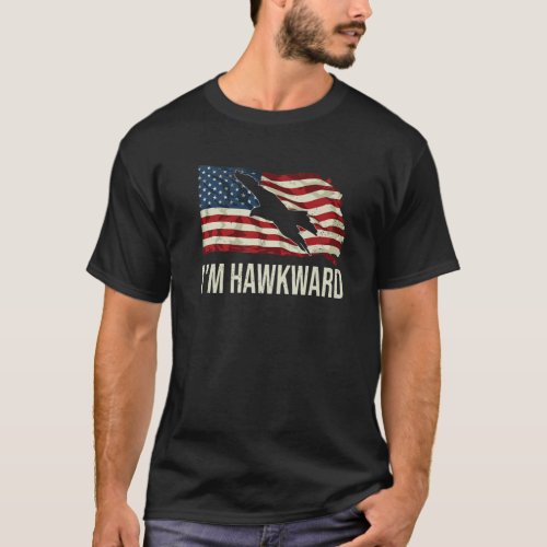 I'm Hawkward Bird Watching Birding Birdwatcher Men T-Shirt