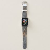 Luxurious Grey Agate Marble texture with brown. Po Apple Watch Band