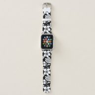 PINK BIKINI (BLACK/WHITE) APPLE WATCH BAND