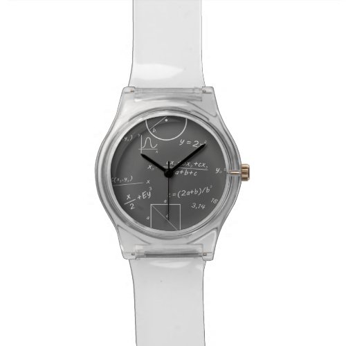 Smart Math plastic strap watch