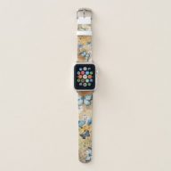 Vintage Blue Butterflies Apple Watch Band