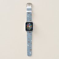 We Bare Bears – Sunglass Bears Pattern Apple Watch Band