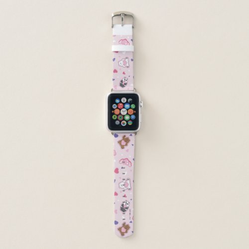 We Bare Bears – Valentine Hearts Pattern Apple Watch Band