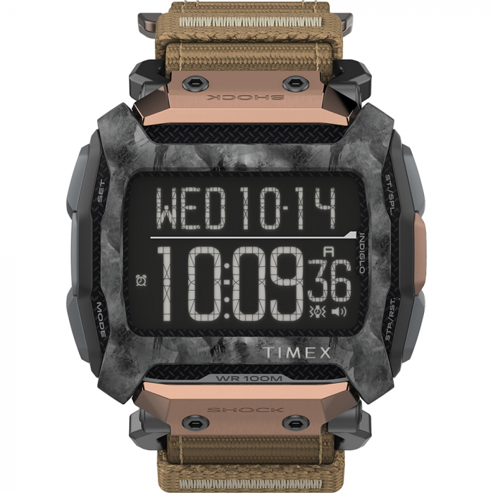 Timex Command 54mm – Black Case w/Black Fastwrap & Copper Accent