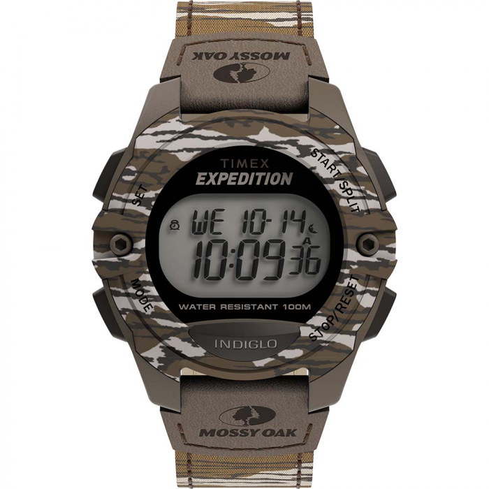 Timex Expedition Men’s Classic Digital Chrono Full-Size Watch – Mossy Oak