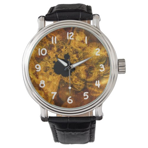 Amber Fractal Watch