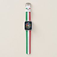 Italian flag of Italy personalized watch strap