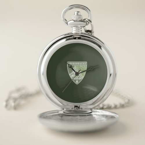 Climb Adirondacks New York Pocket Watch