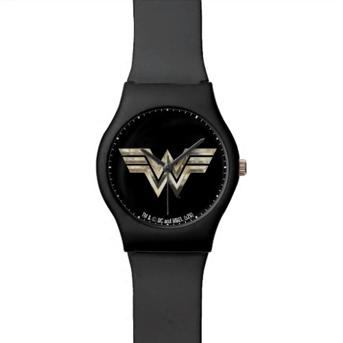 WW84 | Golden Wonder Woman Logo Watch