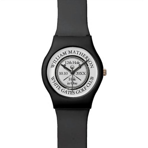 Golf Hole in One Personalized Watch