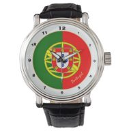 Portuguese Flag &amp; Portugal trendy fashion /design Watch