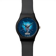 Robot Chicken Scientist Head Graphic Watch